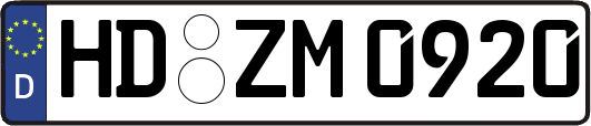HD-ZM0920
