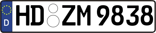 HD-ZM9838