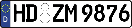 HD-ZM9876