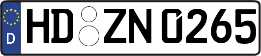 HD-ZN0265