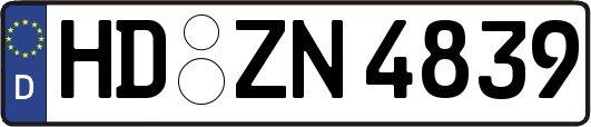 HD-ZN4839