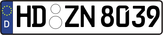 HD-ZN8039