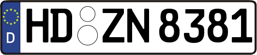 HD-ZN8381