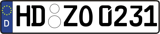 HD-ZO0231