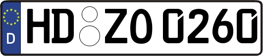 HD-ZO0260
