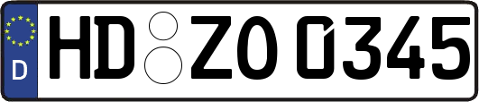 HD-ZO0345