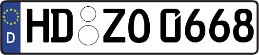 HD-ZO0668
