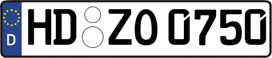HD-ZO0750