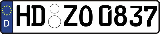 HD-ZO0837