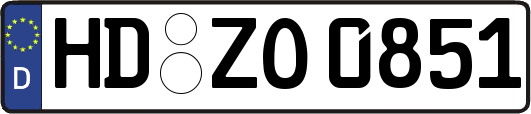 HD-ZO0851
