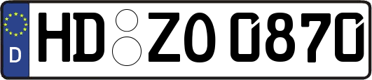 HD-ZO0870