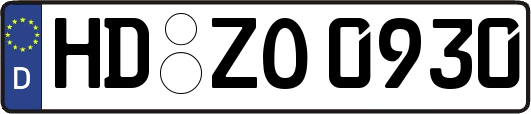 HD-ZO0930