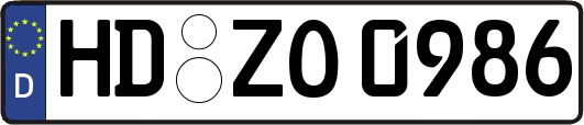 HD-ZO0986