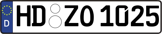 HD-ZO1025