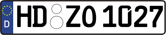HD-ZO1027