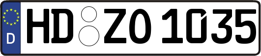 HD-ZO1035