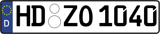HD-ZO1040