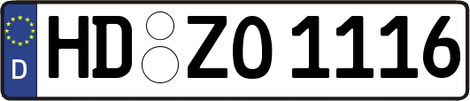 HD-ZO1116
