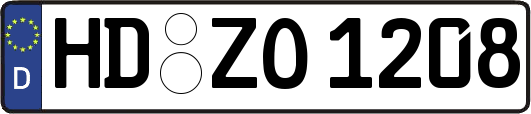 HD-ZO1208