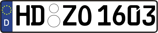 HD-ZO1603
