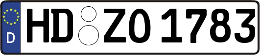 HD-ZO1783