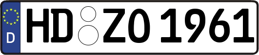 HD-ZO1961
