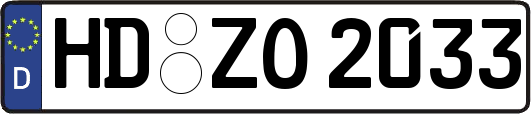 HD-ZO2033
