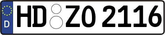 HD-ZO2116
