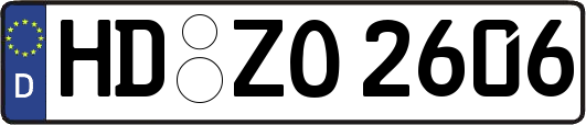 HD-ZO2606