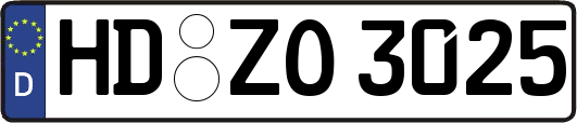 HD-ZO3025