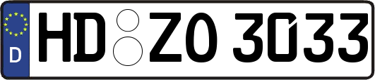 HD-ZO3033