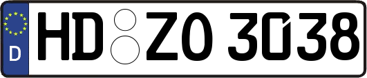HD-ZO3038