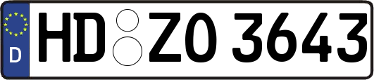 HD-ZO3643