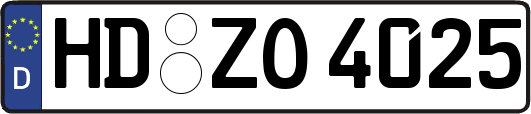 HD-ZO4025