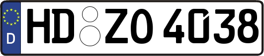 HD-ZO4038