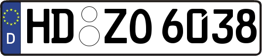 HD-ZO6038