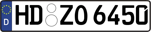 HD-ZO6450