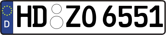 HD-ZO6551