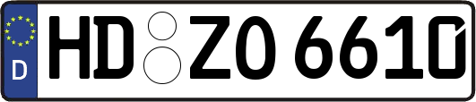 HD-ZO6610