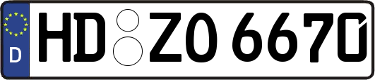 HD-ZO6670