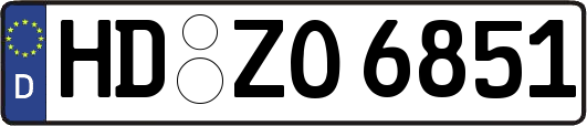HD-ZO6851