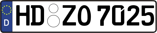 HD-ZO7025