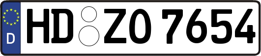 HD-ZO7654