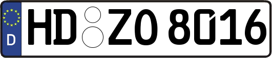 HD-ZO8016
