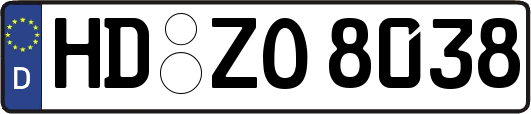 HD-ZO8038