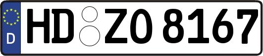 HD-ZO8167