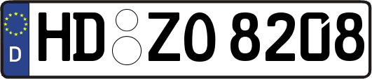 HD-ZO8208