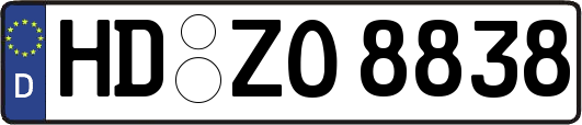 HD-ZO8838