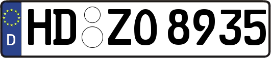 HD-ZO8935