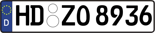 HD-ZO8936